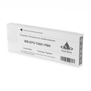 Alternativ-Tinte für Epson C13T606100 photoschwarz