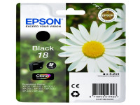 Original Tintenpatrone schwarz Epson C13T18014010/18 schwarz