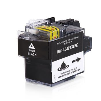 Ink cartridge (alternative) compatible with Brother LC421XLBK black