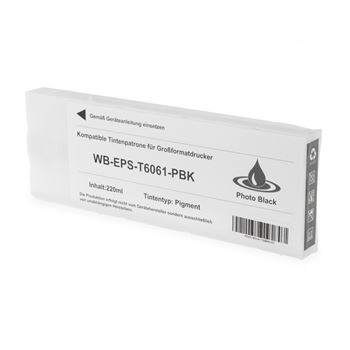 Ink cartridge (alternative) compatible with Epson C13T606100 photoblack