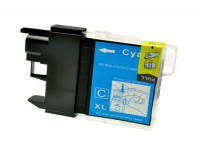 Ink cartridge (alternative) compatible with Brother LC1000C cyan