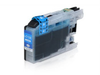 Ink cartridge (alternative) compatible with Brother LC12EC cyan
