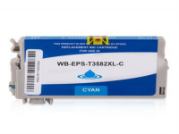 Ink cartridge (alternative) compatible with Epson C13T35824010 cyan
