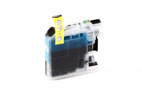 Ink cartridge (alternative) compatible with Brother - LC125XLC/LC-125 XL C - DCP-J 4110 DW cyan