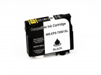 Ink cartridge (alternative) compatible with Epson C13T08014011/C 13 T 08014011 - T0801 - Stylus Photo P 50 black