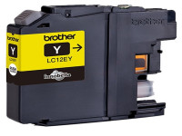 Original Ink cartridge yellow Brother LC12EY yellow
