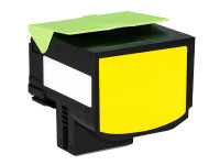 Set consisting of Toner cartridge (alternative) compatible with LEXMARK 80C0X10 black, 80C0X20 cyan, 80C0X30 magenta, 80C0X40 yellow - Save 6%